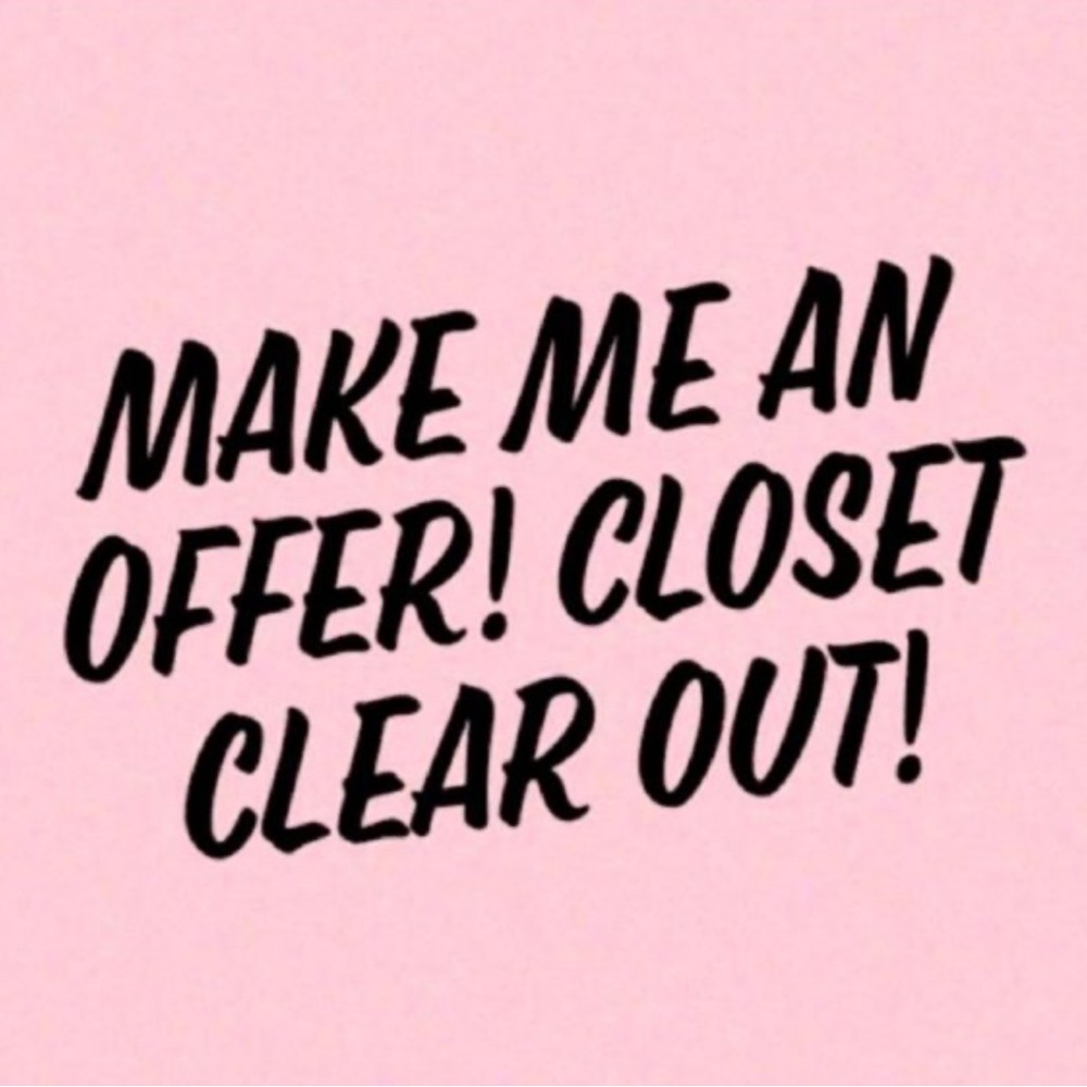Will negotiate anything that isn’t listed as firm price 💫